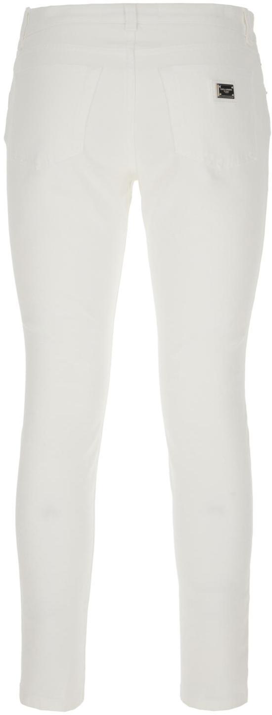 26SS 돌체앤가바나 5포켓 데님 트라우저 FTC68DG8OT5S9001 WHITE - DOLCE & GABBANA