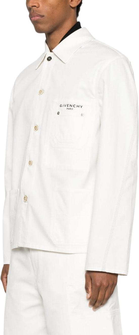 26SS 지방시 자켓 BM01F95171100 WHITE - GIVENCHY