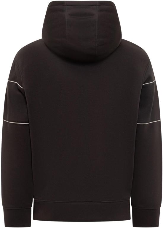 25FW 엠포리오 아르마니 후드 티셔츠 EM002885AF17545UC001 BLACK - EMPORIO ARMANI