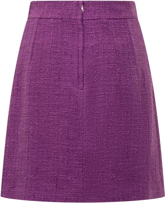 25FW 돌체앤가바나 숏 스커트 F4C0VTFMTACF0571 PURPLE - DOLCE & GABBANA