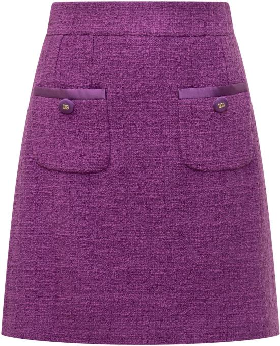 25FW 돌체앤가바나 숏 스커트 F4C0VTFMTACF0571 PURPLE