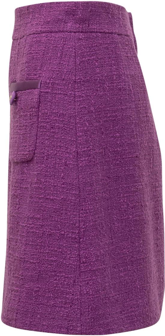 25FW 돌체앤가바나 숏 스커트 F4C0VTFMTACF0571 PURPLE - DOLCE & GABBANA