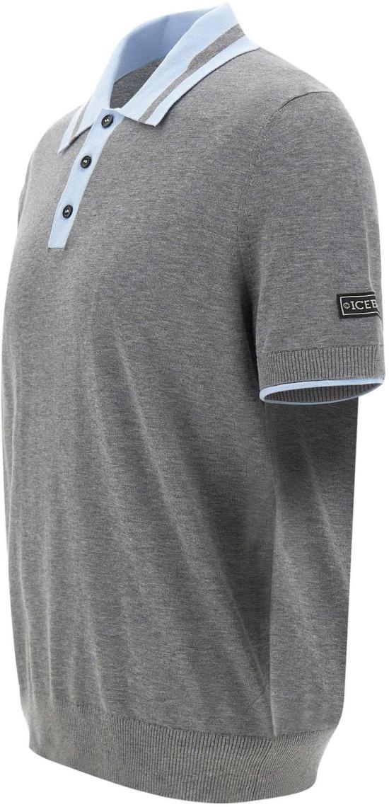 26SS 아이스 비 아이스버그 폴로 티셔츠 26EI1P0A0029503MELANGEGREY - ICE B ICEBERG