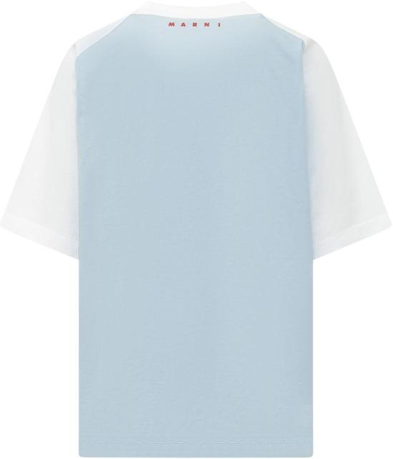 26SS 마르니 반팔 티셔츠 THJE0394QSUTC60300W01 LICHTBLUE - MARNI
