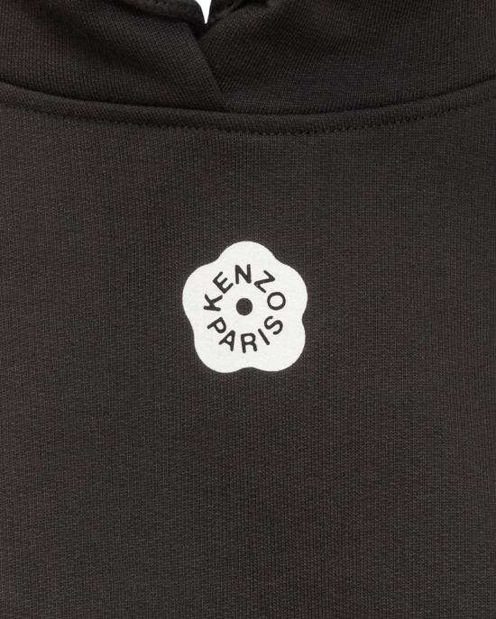 25FW 겐조 후드 티셔츠 FF62HO2524MF99J BLACK - KENZO