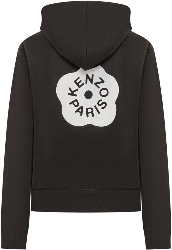 25FW 겐조 후드 티셔츠 FF62HO2524MF99J BLACK - KENZO