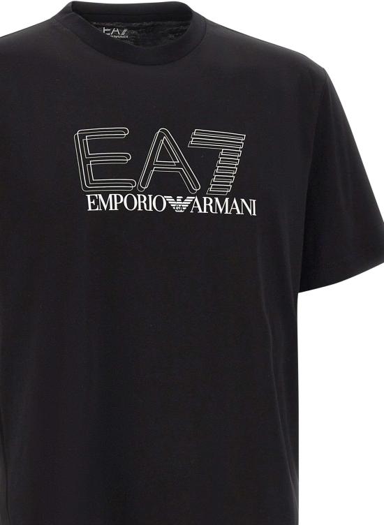 26SS 엠포리오 아르마니 반팔 티셔츠 7M001307AF10375UC001 BLACK - EMPORIO ARMANI