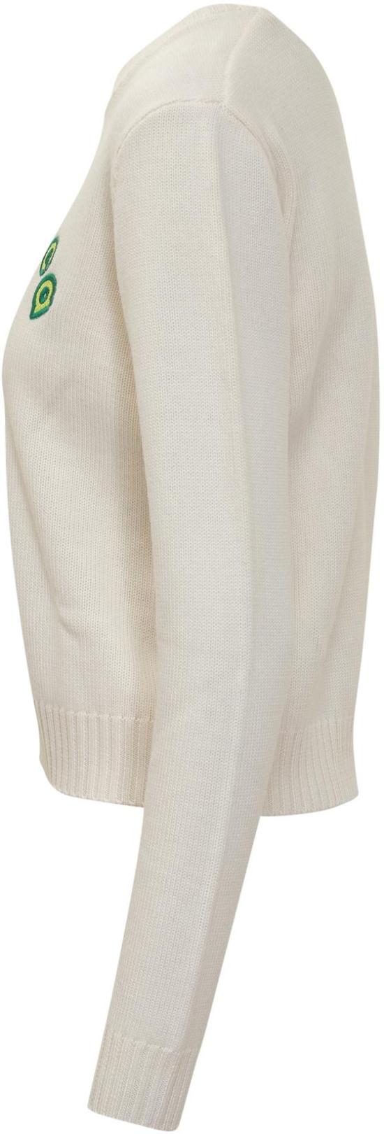 25FW 카사블랑카 스웨터 AW25KW10730101 WHITE - CASABLANCA