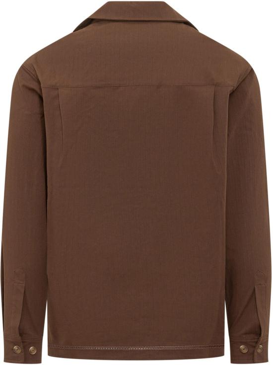 26SS 드롤드무슈 긴팔 셔츠 KSH262CO278BN BROWN - DROLE DE MONSIEUR