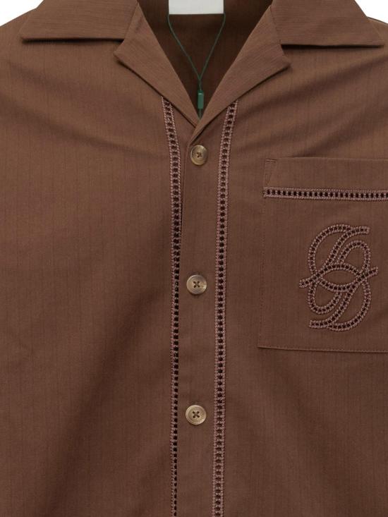 26SS 드롤드무슈 긴팔 셔츠 KSH262CO278BN BROWN - DROLE DE MONSIEUR