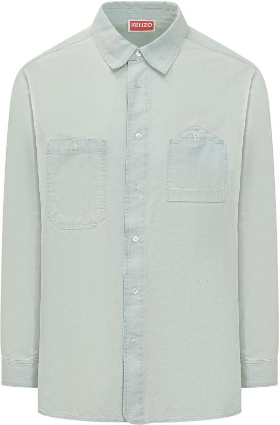 26SS 겐조 워크웨어 셔츠 FG55DC5076F4DY LICHTBLUE