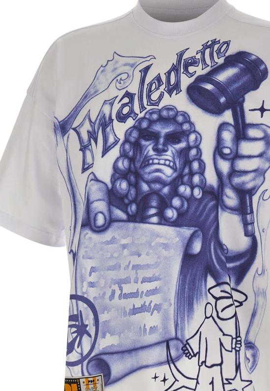 26SS PDF di Domenico Formichetti 탑 DFM54029TJ112JUDGEWHITE - OTHER BRANDS