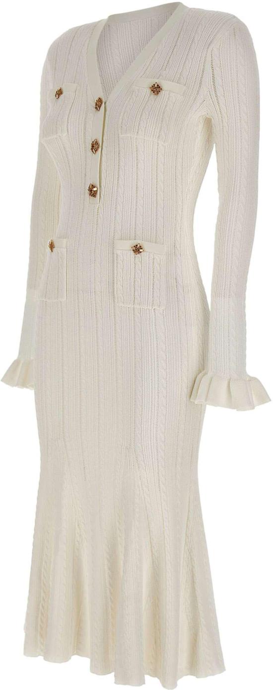 26SS 셀프 포트레이트 미디 원피스 051MWWHITE - SELF PORTRAIT