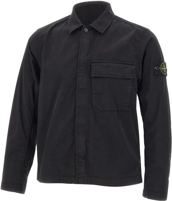 26SS 스톤 아일랜드 긴팔 셔츠 1200013S0A10V0029 BLACK