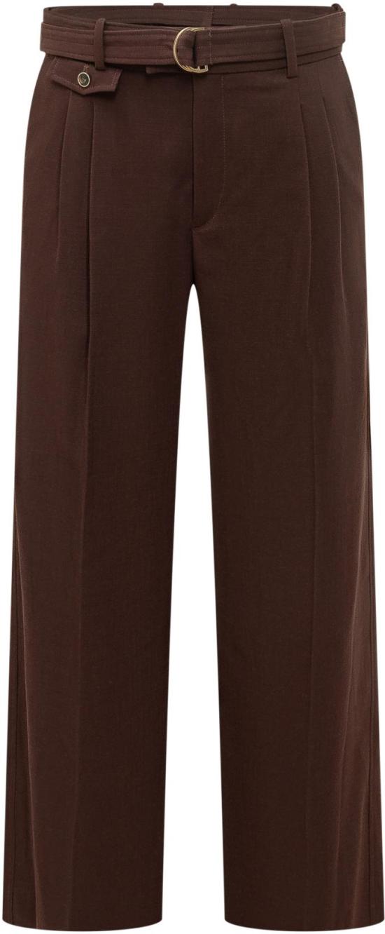 26SS 드롤드무슈 스트레이트 팬츠 KBP203VI029BN BROWN