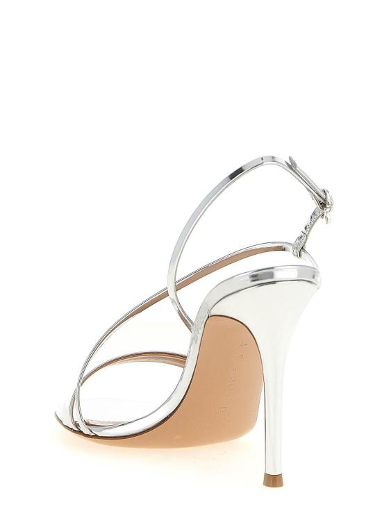 26SS 지안비토로시 샌들 G3276995RICMETARGE Silver - GIANVITO ROSSI