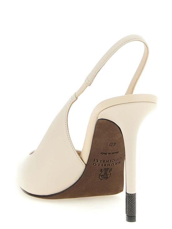 26SS 브루넬로 쿠치넬리 샌들 MZSKC2828C8905 White - BRUNELLO CUCINELLI
