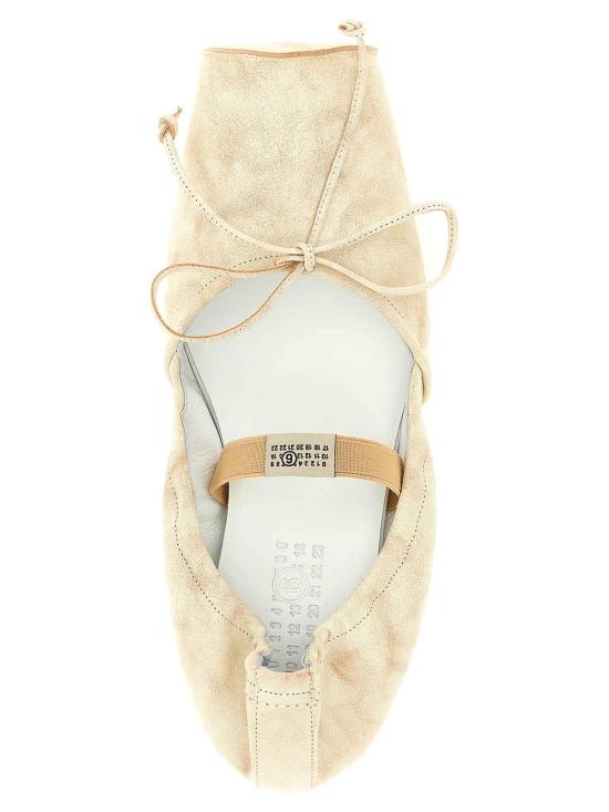 26SS MM6 메종마르지엘라 플랫 슈즈 S66WZ0037P7706HB496 Beige - MM6 MAISON MARGIELA