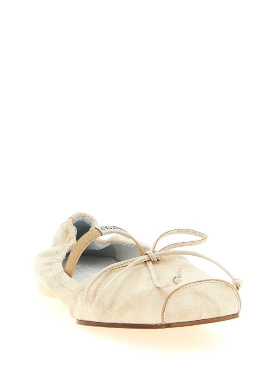 26SS MM6 메종마르지엘라 플랫 슈즈 S66WZ0037P7706HB496 Beige - MM6 MAISON MARGIELA