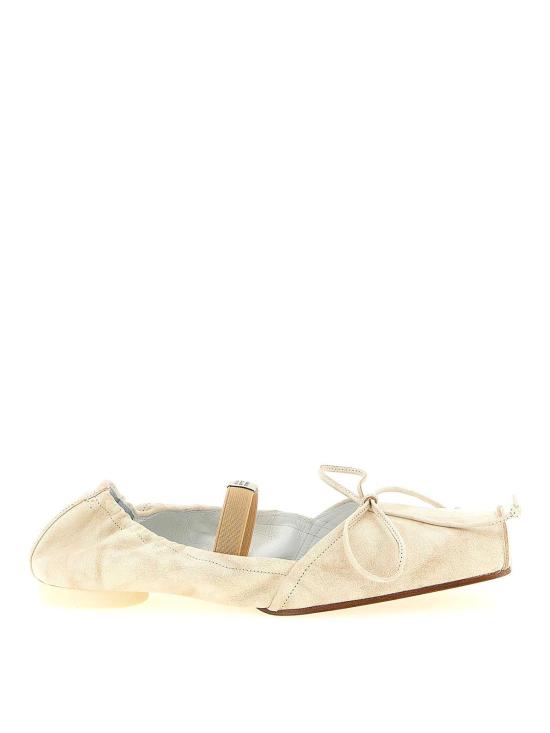 26SS MM6 메종마르지엘라 플랫 슈즈 S66WZ0037P7706HB496 Beige