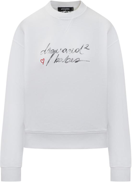 25SS 디스퀘어드2 스웨터 S72GU0488S25462100 WHITE