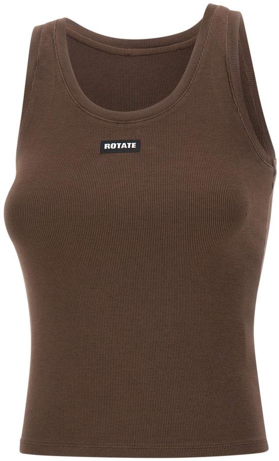 26SS 로테이트 민소매 티셔츠 1153761667 BROWN