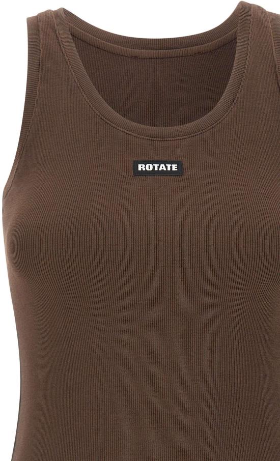 26SS 로테이트 민소매 티셔츠 1153761667 BROWN - ROTATE