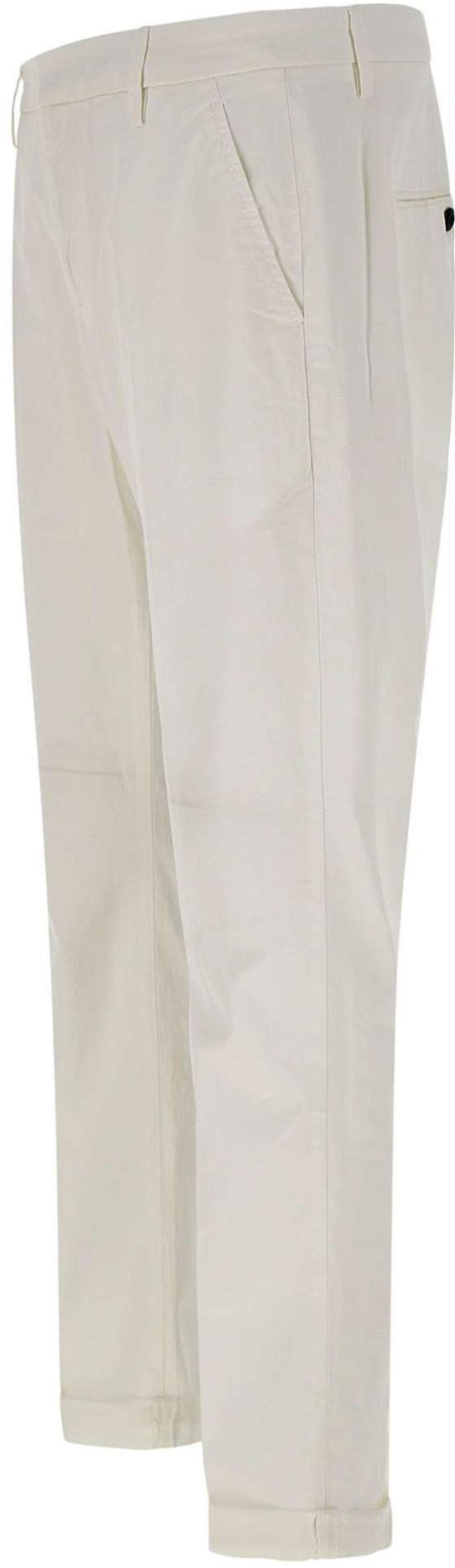 26SS 돈답 스트레이트 팬츠 UP235GSE046IZ1000 WHITE - DONDUP