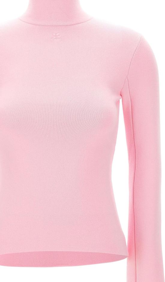 25FW 쿠레쥬 터틀넥 425MPU260FI0001PINK - COURREGES