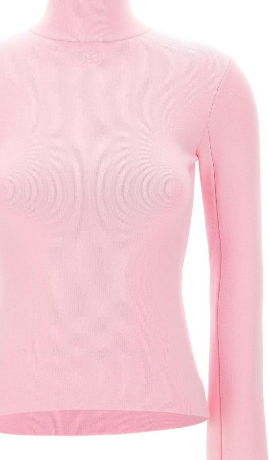 25FW 쿠레쥬 터틀넥 425MPU260FI0001PINK - COURREGES
