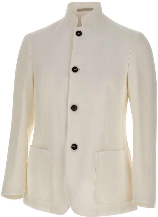 26SS 일레븐티 수트 자켓 M75GIAM05TES0M11601 WHITE