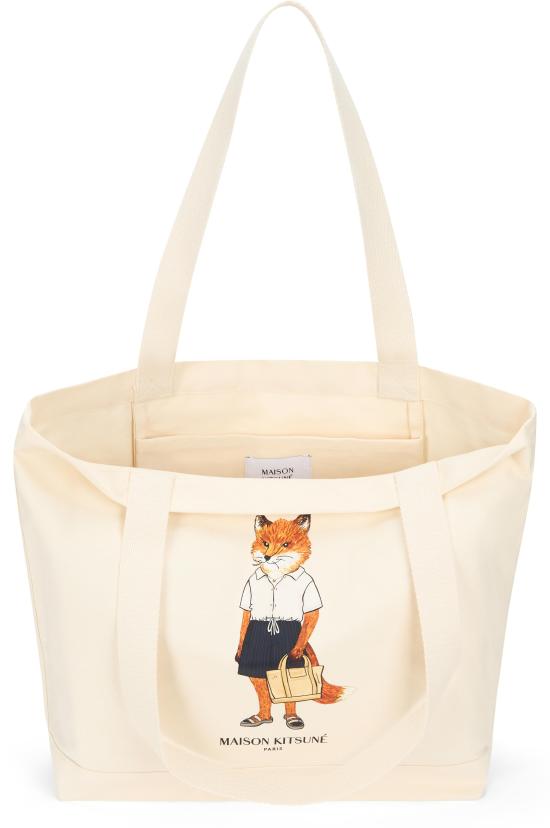 26SS 메종키츠네 숄더백 QU05108WW9042 NEUTRAAL - MAISON KITSUNE