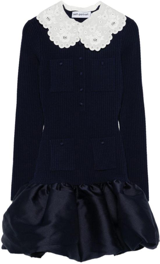 26SS 셀프 포트레이트 숏 원피스 RS26106SBN BLUE