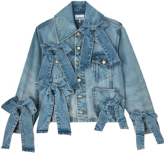 26SS 가니 라이트 리지드 데님 자켓 A1010057567 BLUE