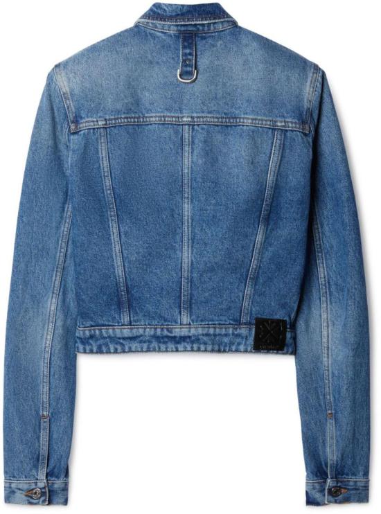  오프화이트 데님 자켓 OWYE048F23DEN0014500 BLUE - OFF WHITE
