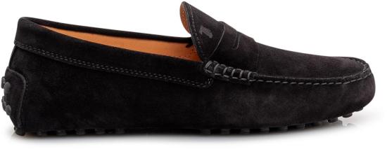 26SS 토즈 고미노 스웨이드 드라이빙 슈즈 XXM22L00010RE0B999 BLACK