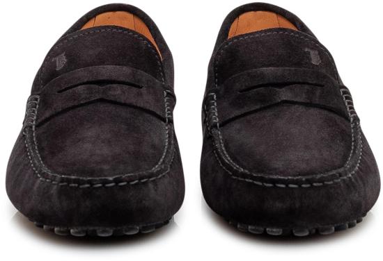 26SS 토즈 고미노 스웨이드 드라이빙 슈즈 XXM22L00010RE0B999 BLACK - TODS