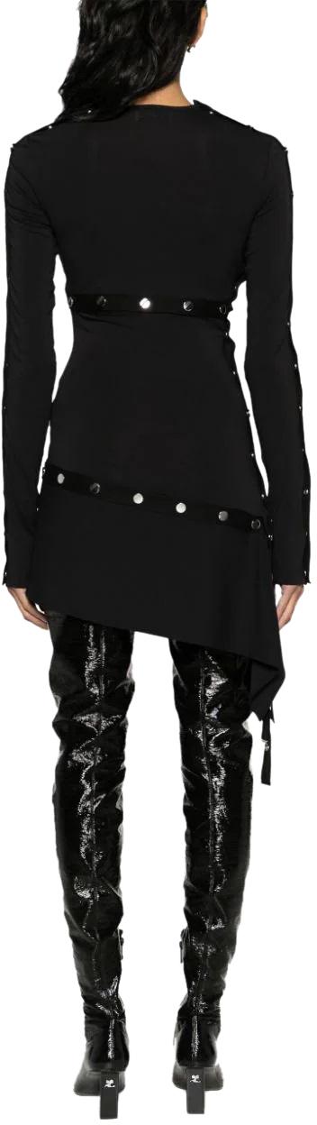 26SS 디 아티코 숏 원피스 241WCA273A014100 BLACK - THE ATTICO