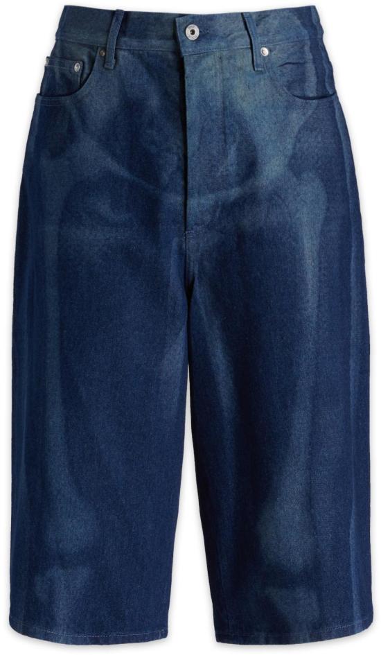  오프화이트 데님 숏팬츠 OMYC016S23DEN0016900 DIVERS