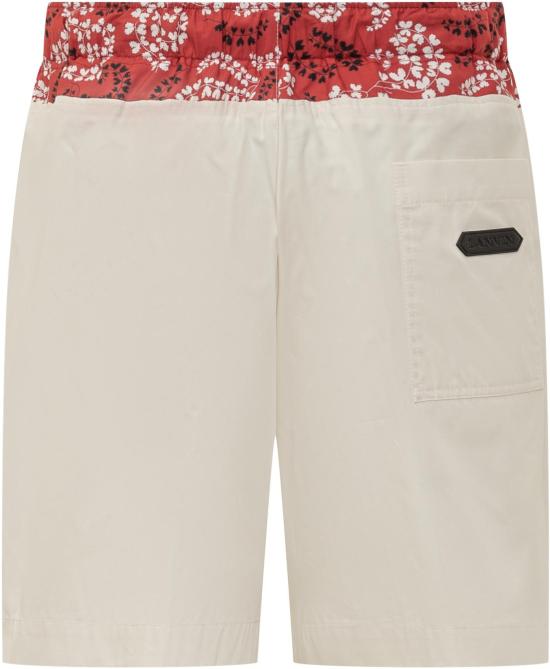 25SS 랑방 숏팬츠 RMTR02366031P25001 WHITE - LANVIN