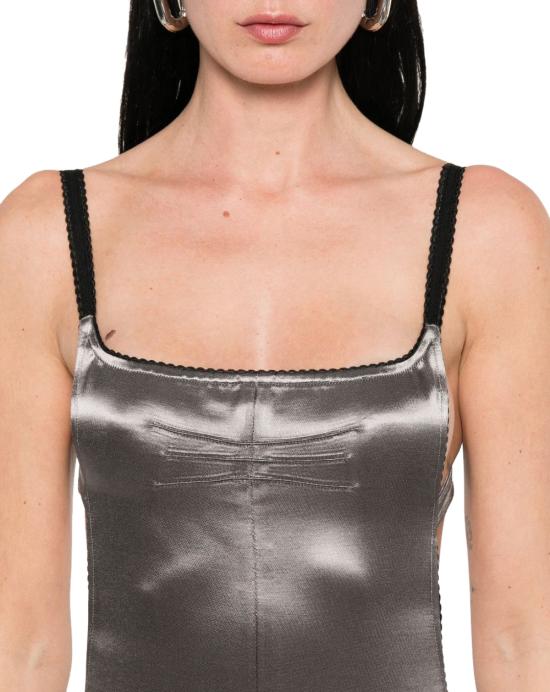 26SS 디 아티코 미디 원피스 260WCW00279VVV112AA708 GREY - THE ATTICO