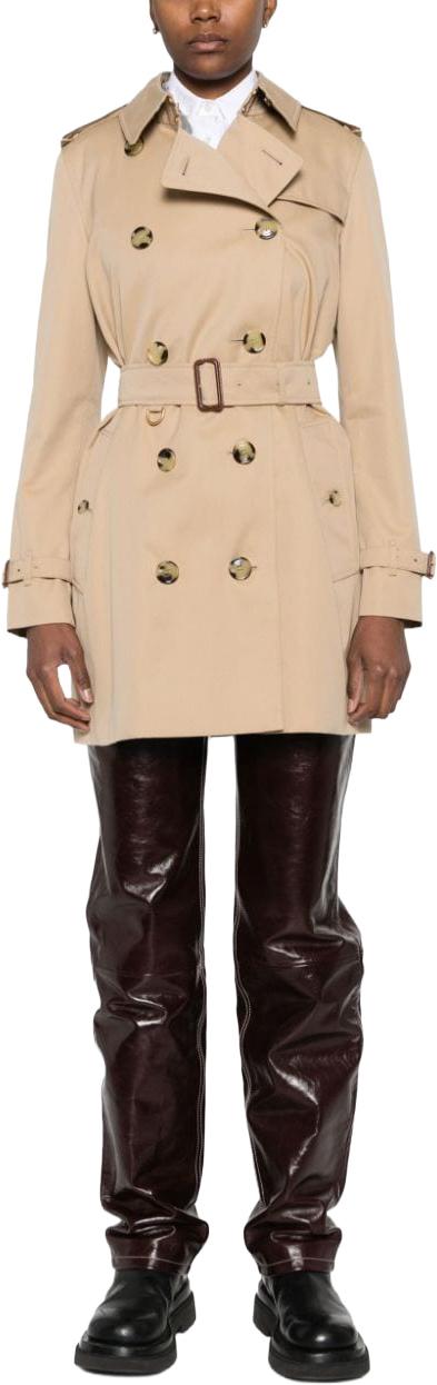 25SS 버버리 숏 켄싱턴 헤리티지 트렌치 코트 8079417A1366 BEIGE - BURBERRY