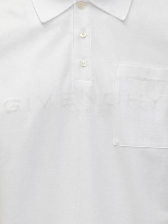 26SS 지방시 폴로 티셔츠 BML00G3YSF100 WHITE - GIVENCHY