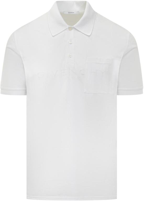 26SS 지방시 폴로 티셔츠 BML00G3YSF100 WHITE