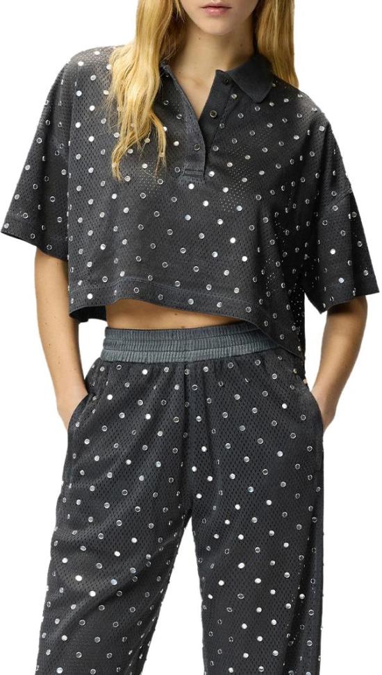 26SS 핑코 폴로 티셔츠 106855A3BCI91 GREY - PINKO