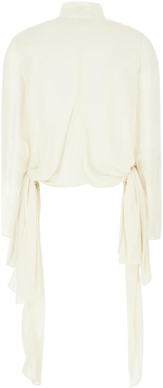 25FW 알라이아 블라우스 AA9H1348T666B030 NEUTRAAL - ALAIA