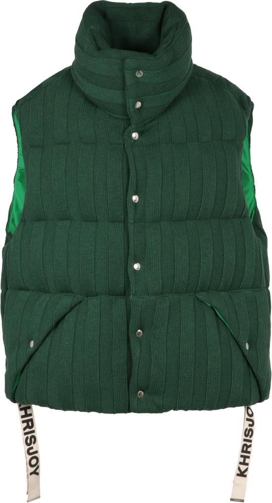  크리스조이 패딩 조끼 CFPM049N GREEN - KHRISJOY