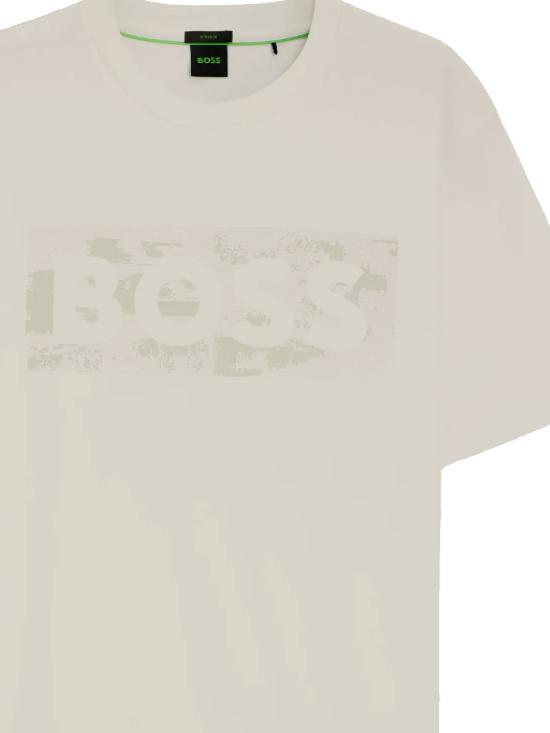 26SS 보스 반팔 티셔츠 50559363 272 Light beige - BOSS