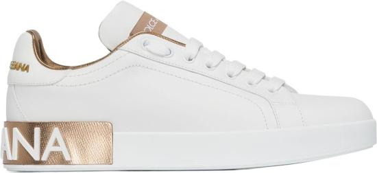 26SS 돌체앤가바나 카프스킨 나파 포르토피노 스니커즈 CK1544AX6158L315 GOLD