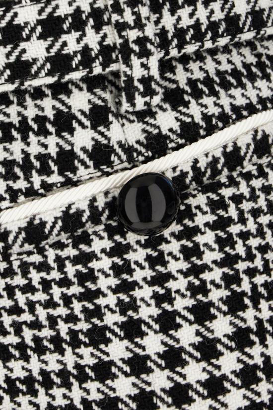 25FW 셀프 포트레이트 미디 스커트 PF25111SKBWBLACKWHITE DIVERS - SELF PORTRAIT